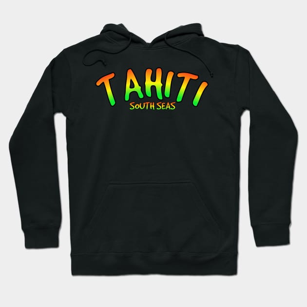 Tahiti tropical Paradise Hoodie by Coreoceanart